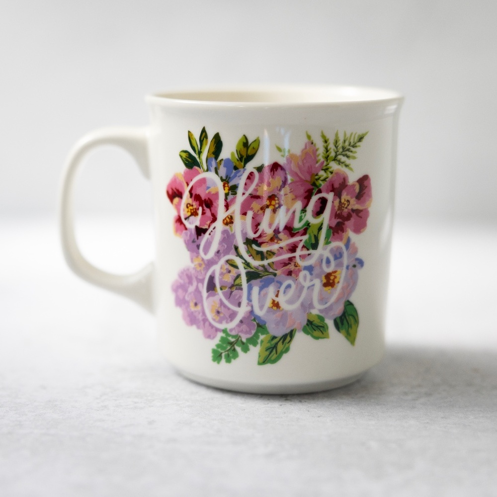 Genuine Fred Floral Hung Over mug 16 oz
